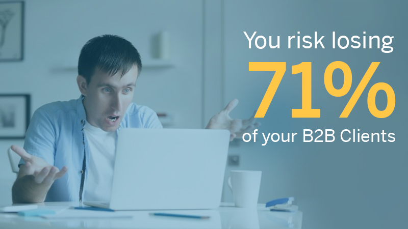Reaction on losing B2B clients