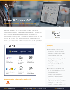 Microsoft Dynamics 365 Brochure
