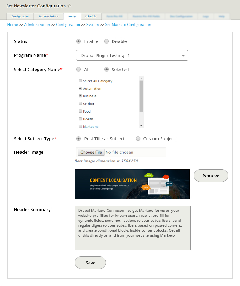 ”Notify