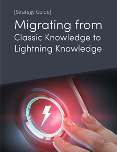 Migrating from Classic Knowledge to Lightning Knowledge