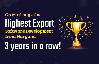Grazitti Interactive Awarded the ‘Highest Export – Software Development from Haryana’ by STPI For the Third Consecutive Year