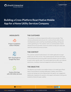 Building Cross-Platform React Native Mobile App for a Home Utility Services Company